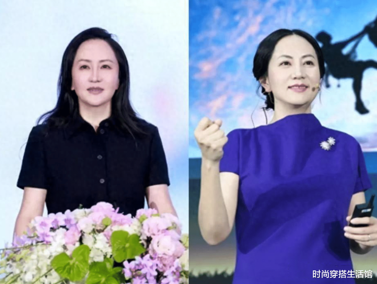 52岁孟晚舟亲自示范:不穿老年装、不烫老年头,到老都没有大妈感