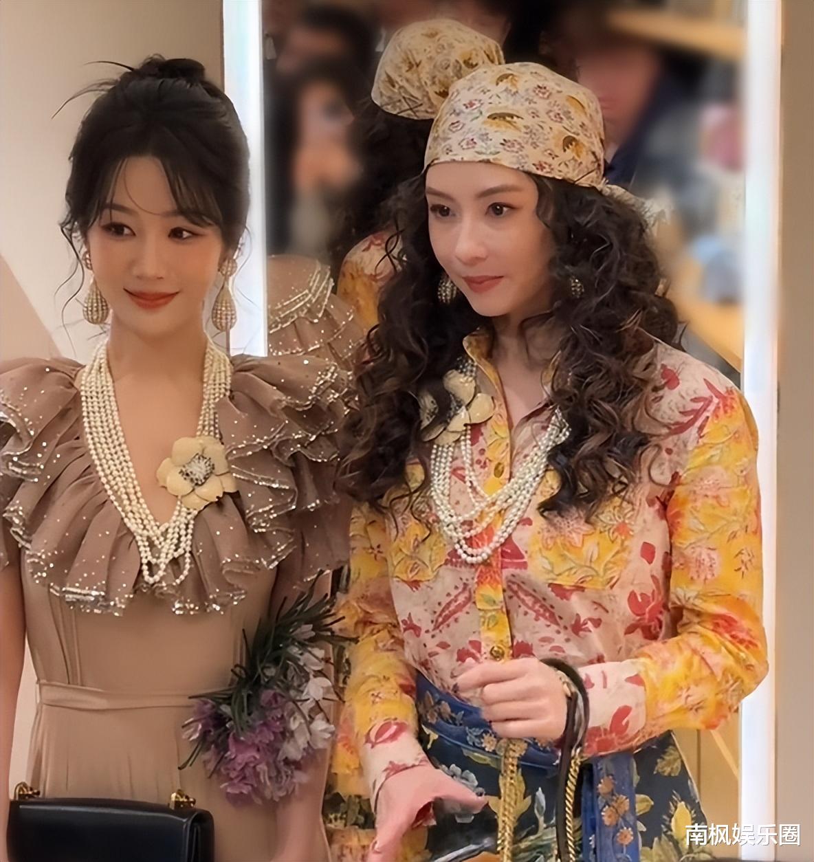 杨紫算不算顶级大美女?看看她和张柏芝站在一起就有答案了