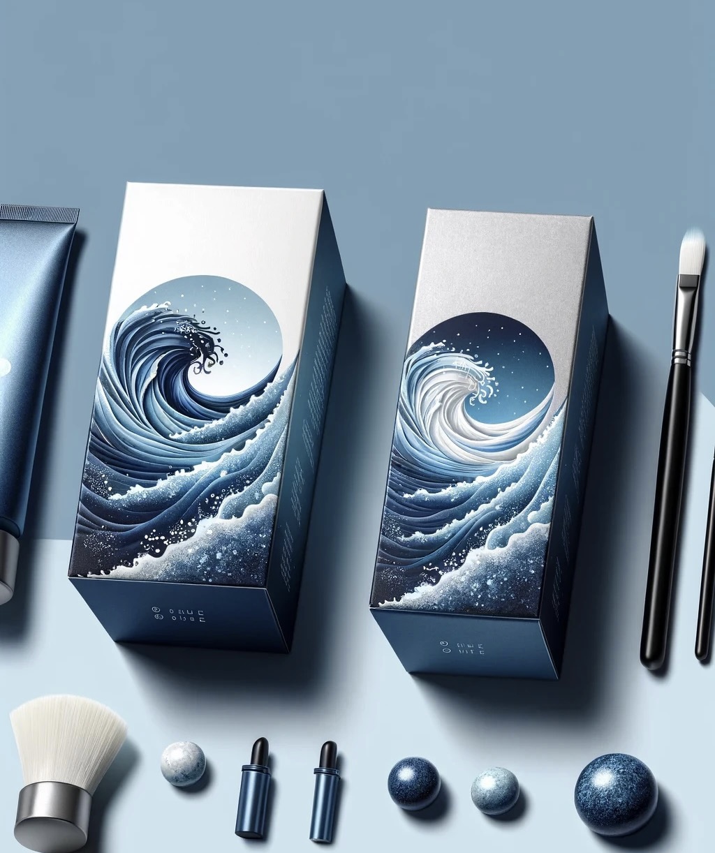 插画艺术融入护肤设计，美丽肌肤的视觉享受