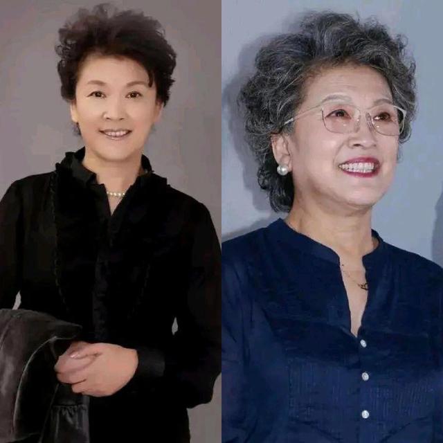 被73岁宋春丽老年状态惊艳！头发花白、穿衣简单素雅，老了也优雅
