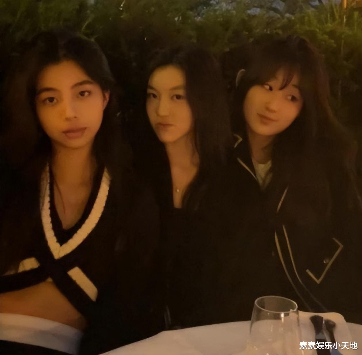 李嫣穿露肩裙出席酒会,戴耳环风格优雅,像一位古典公主