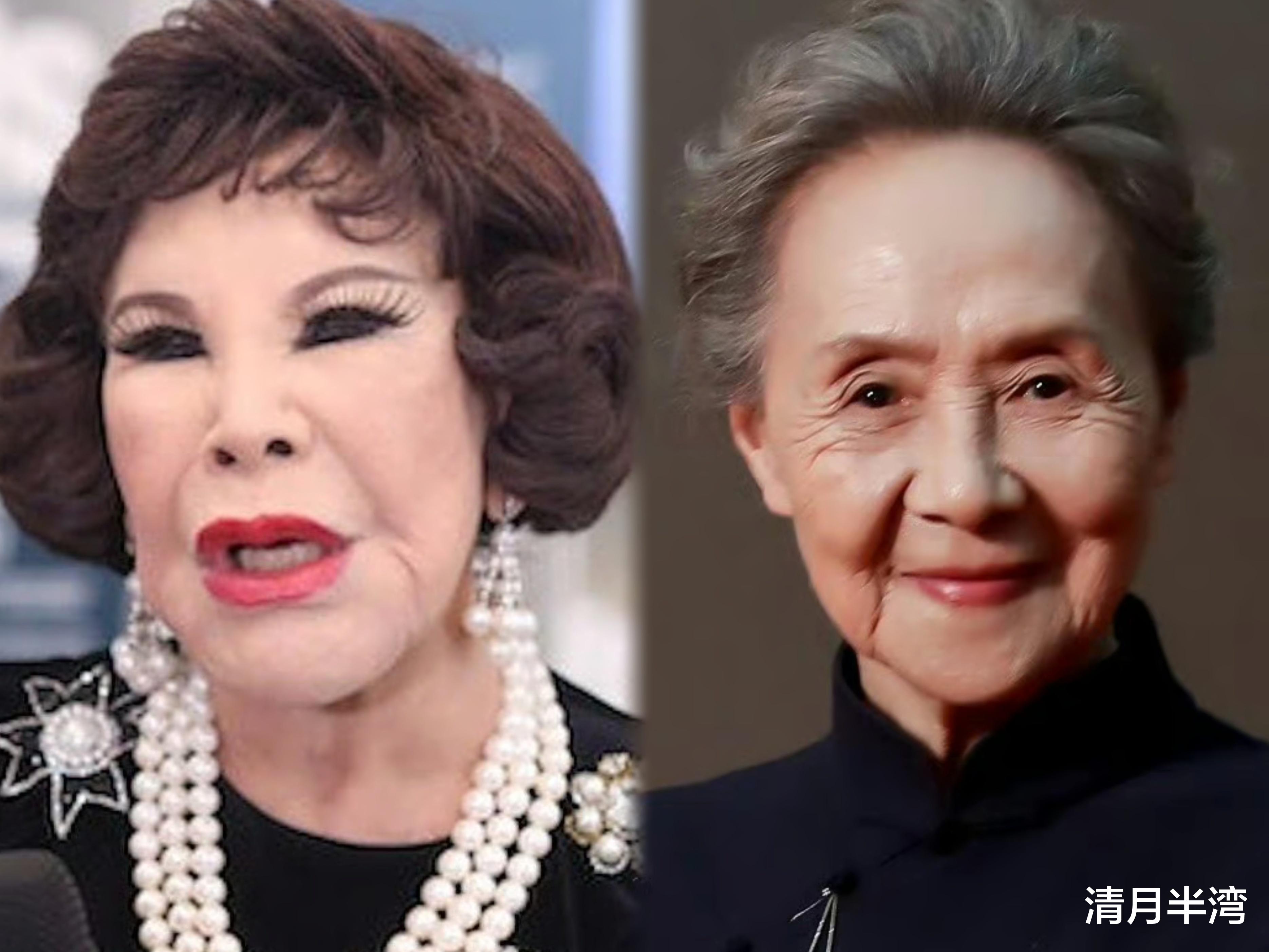 医美老去和自然老去的区别？4组同龄昔日貌美女星，如今差距惊人