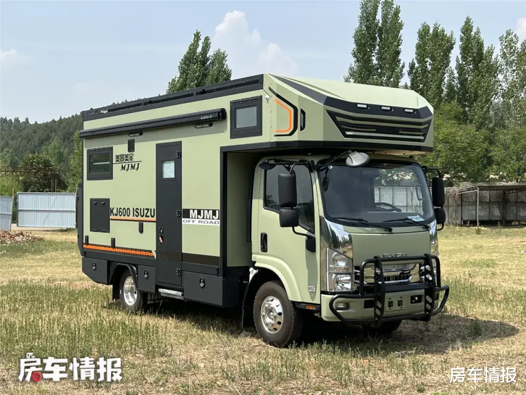 每天发电20度！这款国产平头房车，用着可比新能源房车踏实多了