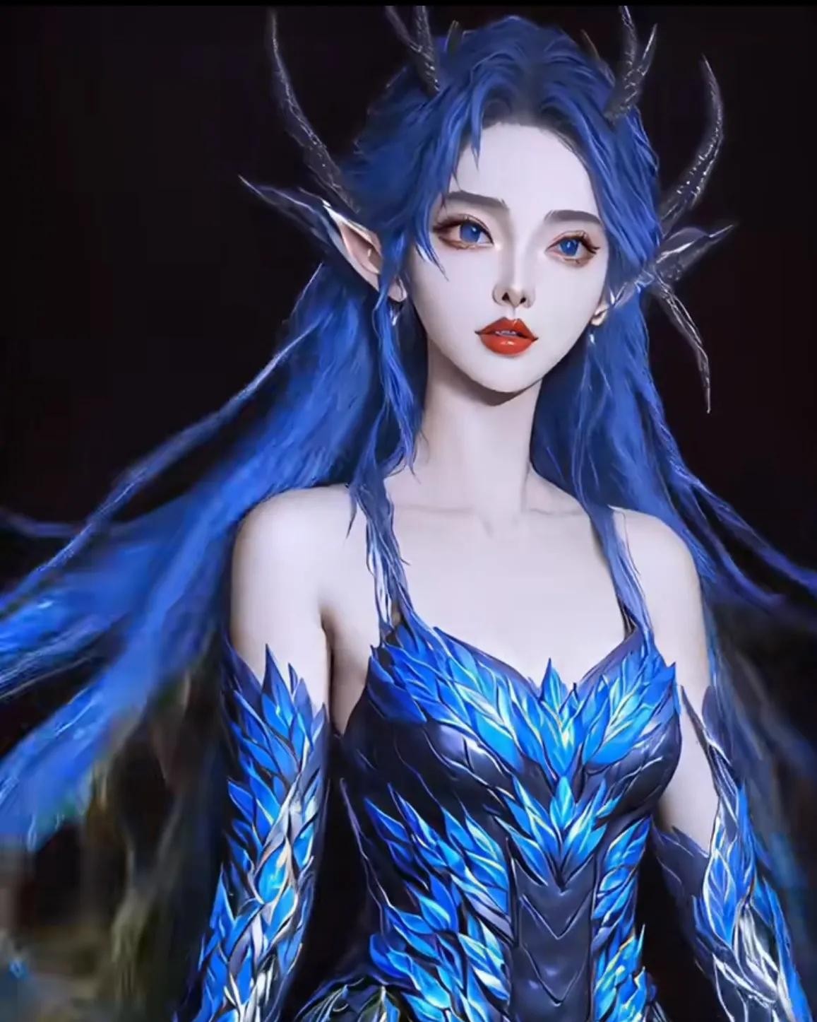 陈紫函戴向宇cos敖润敖光！庆祝哪吒2票房破百亿，颜值天花板