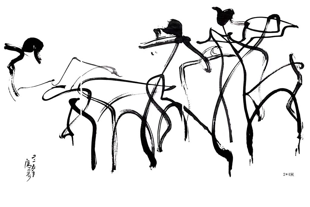 一带一路：当代艺术名家冯伍洲国内外抽象画展剪影