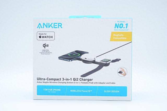 苹果全家桶同时充,折叠还便携,安克25W Qi2三合一无线充电器拆解