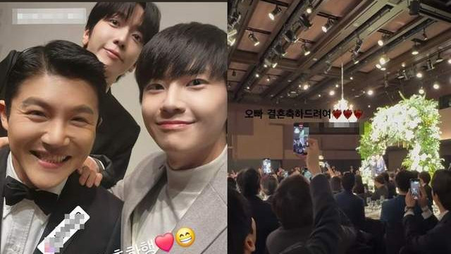 曹世镐大婚比肩颁奖礼，GD、崔智友、李昇基、李东辉、朴信惠夫妻等出席送上祝福