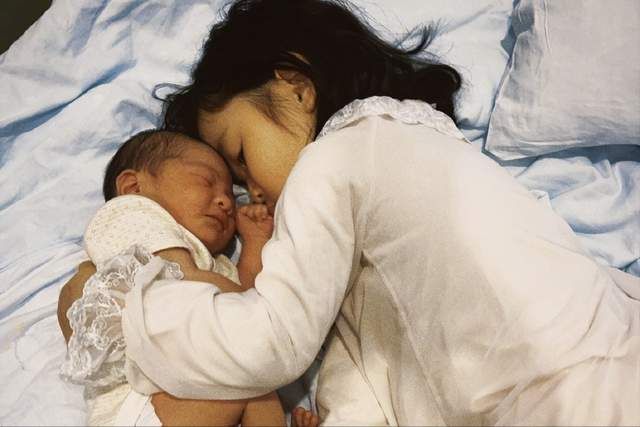 张婉婷二胎得子，网友调侃：是不是掐着表生的？