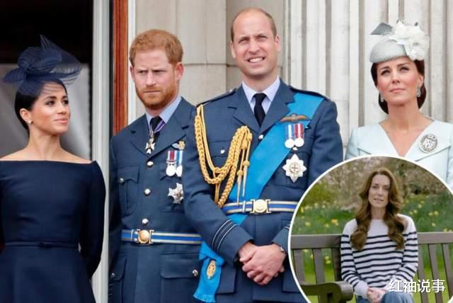 哈里王子独自回来,看望患癌的凯特王妃,梅根王妃却袖手旁观