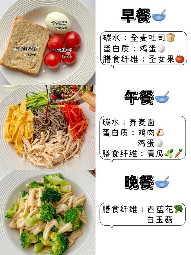 减肥食谱的一日三餐，想要瘦下来真的不难！