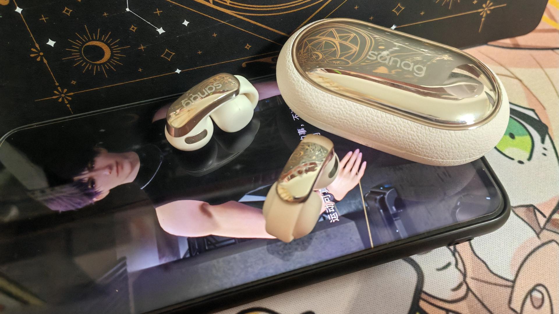 我的塞那S9s耳夹式蓝牙耳机，余文乐也选它