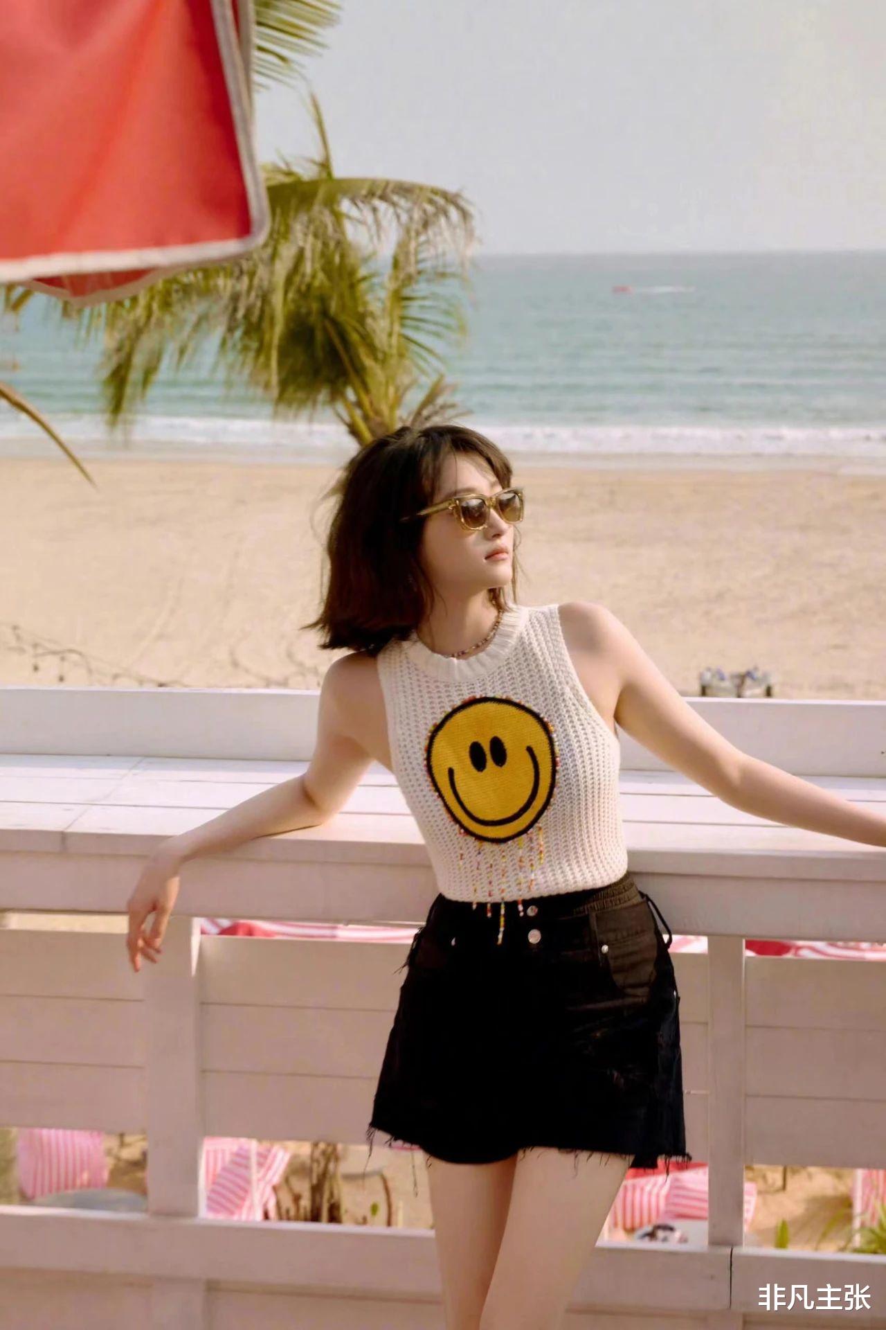 原来短发才是关晓彤统治区，妥妥清冷大女主既视感