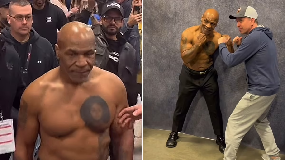 57岁“拳王”泰森走进健身房，肌肉身材依然在线，中老年人如何健身？