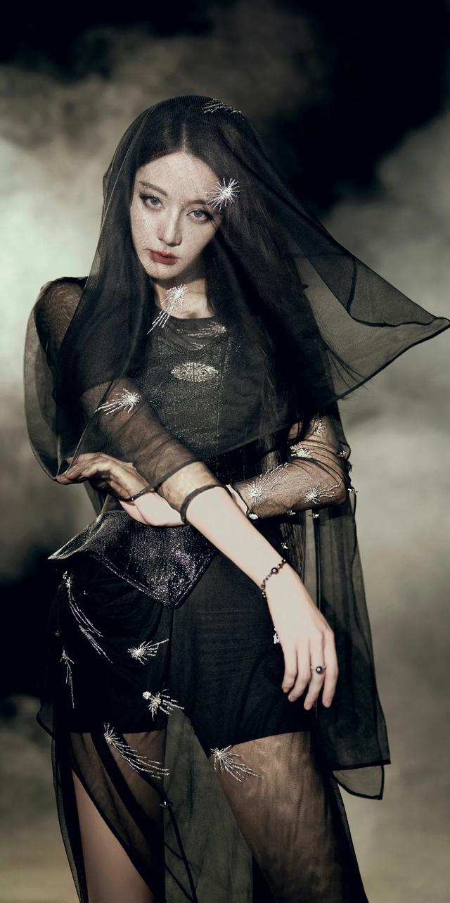 迪丽热巴冷艳玫瑰手机壁纸 ?