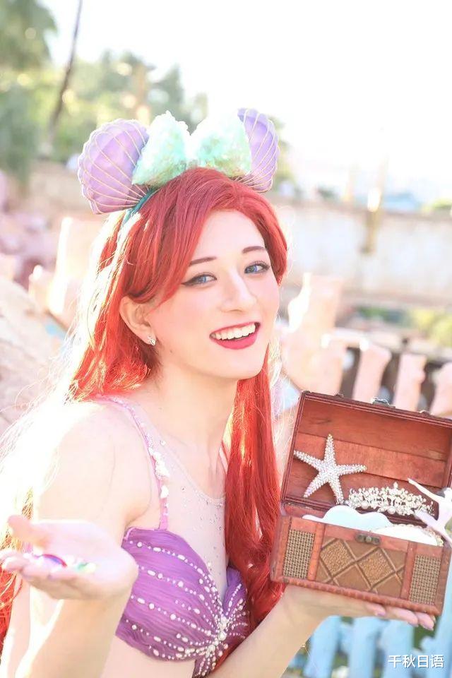 23岁日本小哥为了再现迪士尼小美人鱼，苦学英语、化妆，获得网友好评