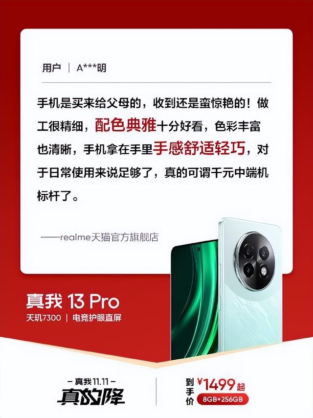 真我“不讲武德”,13 Pro+下调至1799元,成双11黑马!