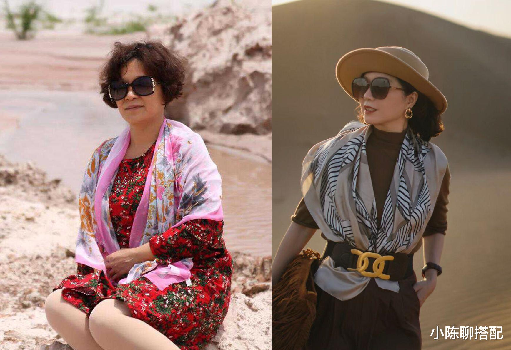 为什么说女人上了年纪更要学穿搭?穿对和穿错,效果一目了然