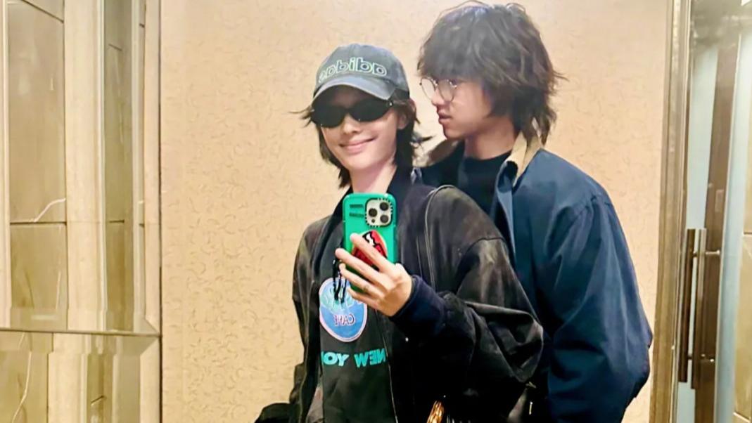 40岁白百何首曝16岁儿子近照，网友呼：这变化也太大了吧！