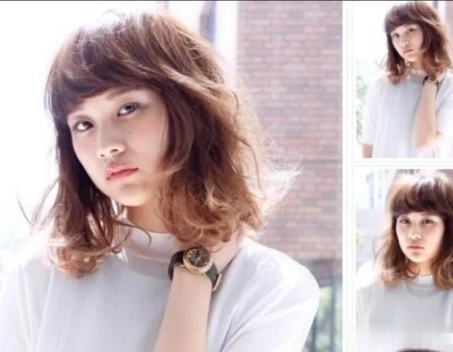 中短发烫发发型