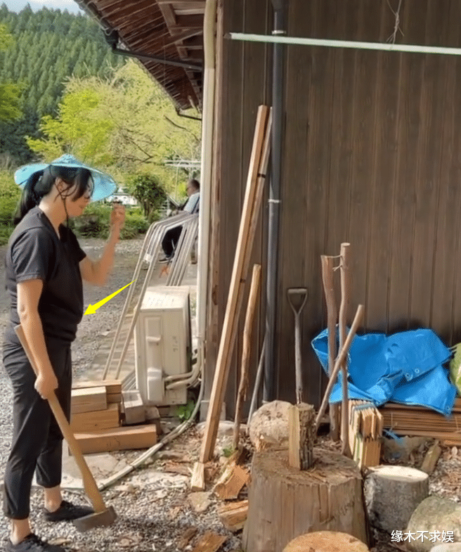 心酸!50岁蒙嘉慧执意定居日本,房产生意不景气,在农村砍柴糊口