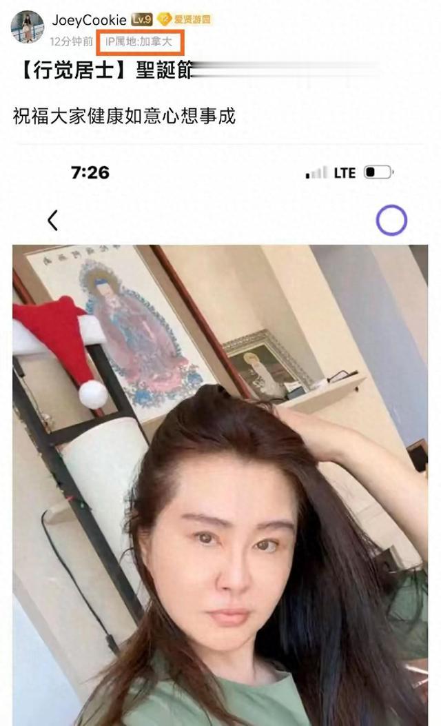 王祖贤罕晒新照!祝大家圣诞新年快乐,模样大变,网友:医美失败