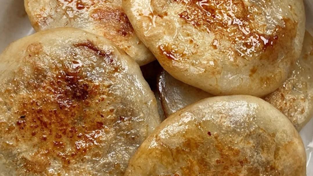 10分钟快速做糖饼，不饧面，不发面，这样做外酥里软，凉了不硬！