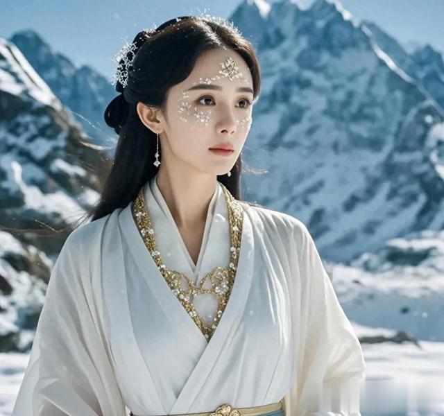 杨幂雪祭司神女妆造型,太惊喜了。