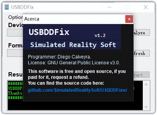 USB DD Fixer 修复磁盘映像写入方法损坏或格式化 USB 驱动器工具