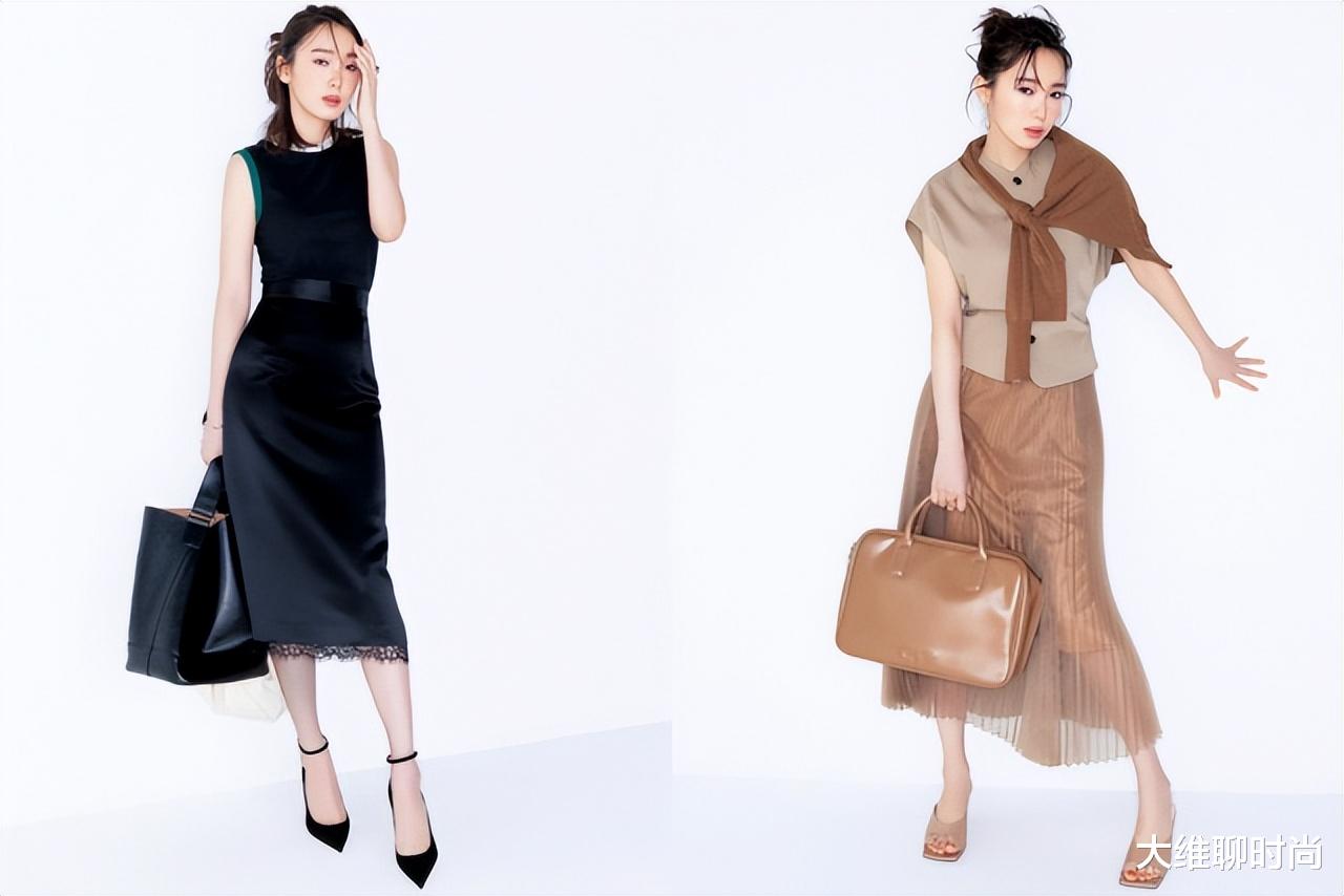 日本某职业女性杂志，6月刊穿搭排名，上紧下松是今年很火的潮流