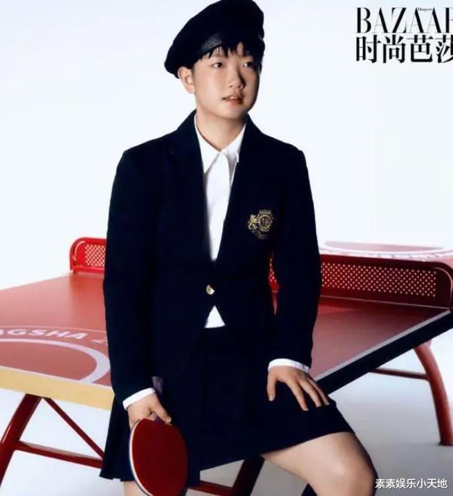 孙颖莎的杂志销量破10万,每一帧都好像油画,又美又飒