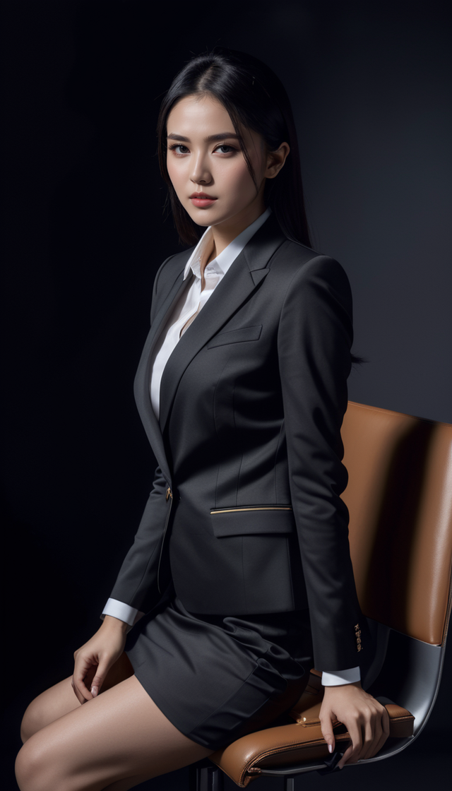 职场精英风采：女性职业西服套装的优雅搭配