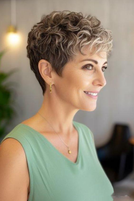 中年女性发型别乱剪，最好试试层次短发，好看时尚有气质