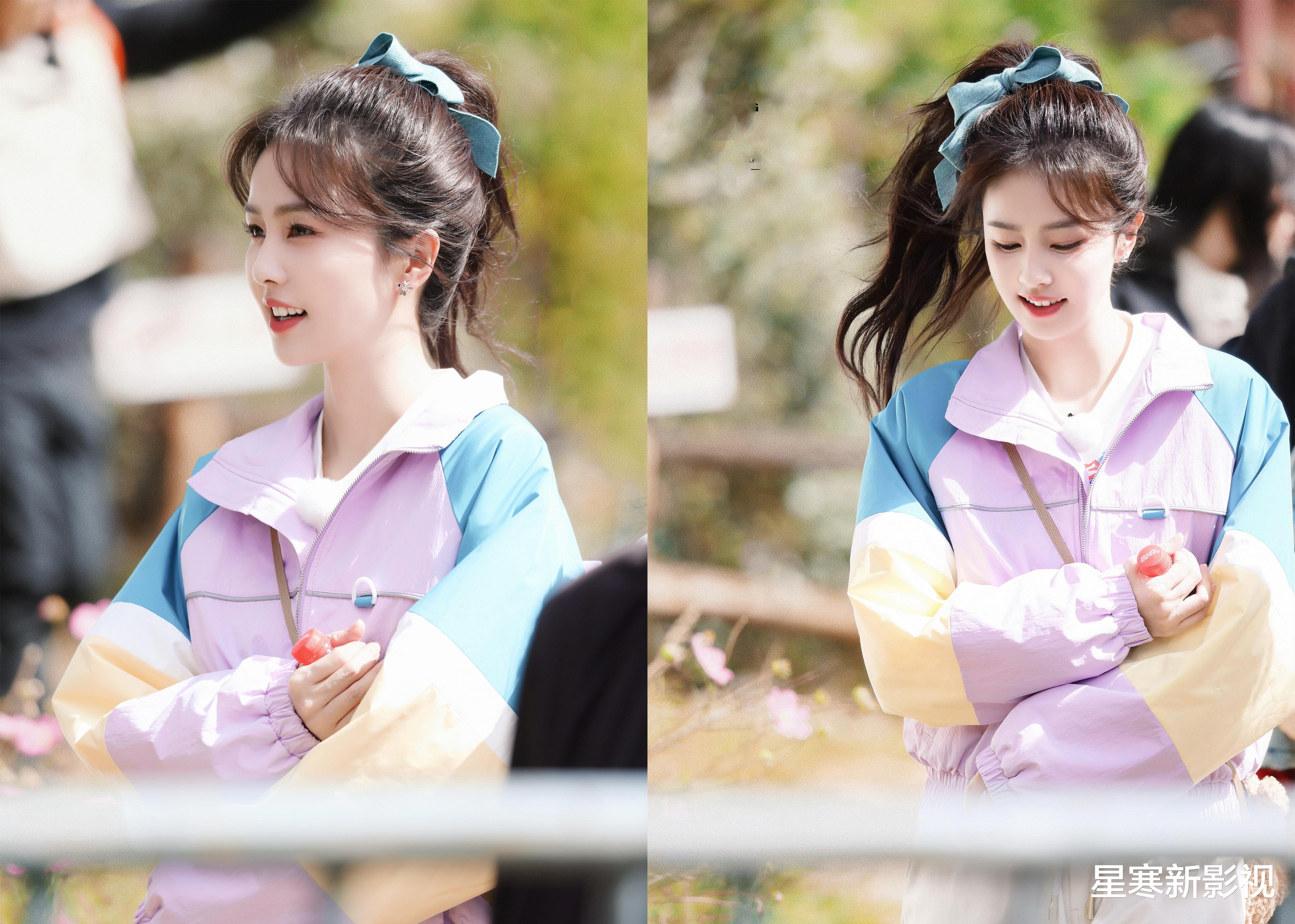 《奔跑吧》路透曝光，白鹿多巴胺穿搭元气足，沙溢瘦成闪电很显眼