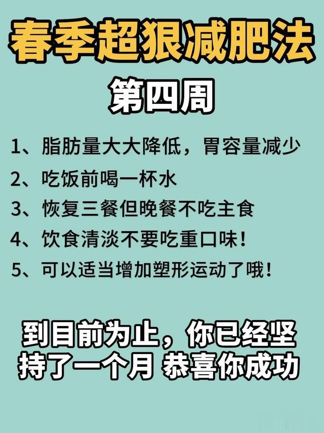 假如你从4月1日开始减肥，你打算怎么开始？