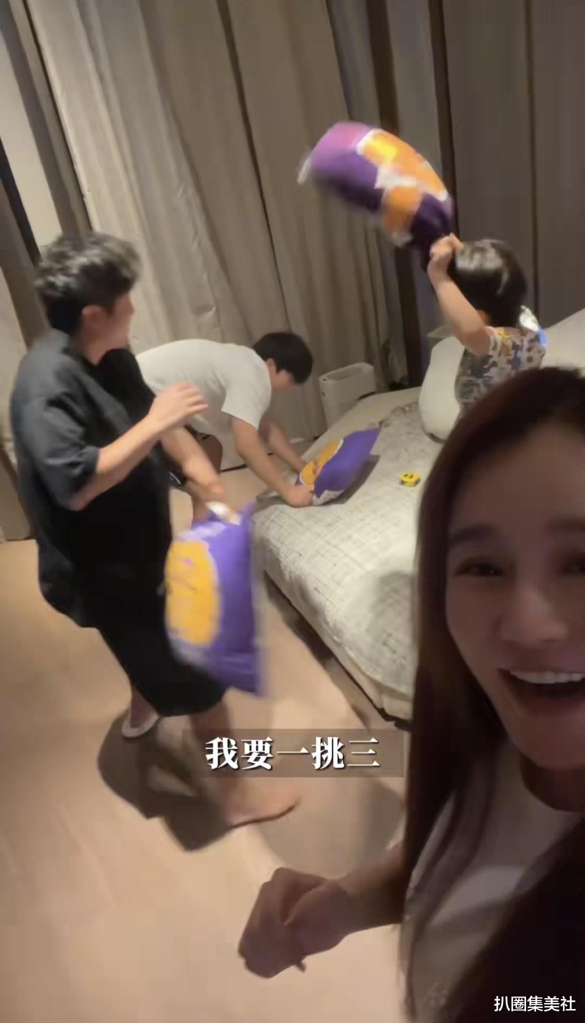 养三个儿子,冉莹颖是怎么做到不抓狂的?我被她家的气氛彻底击败