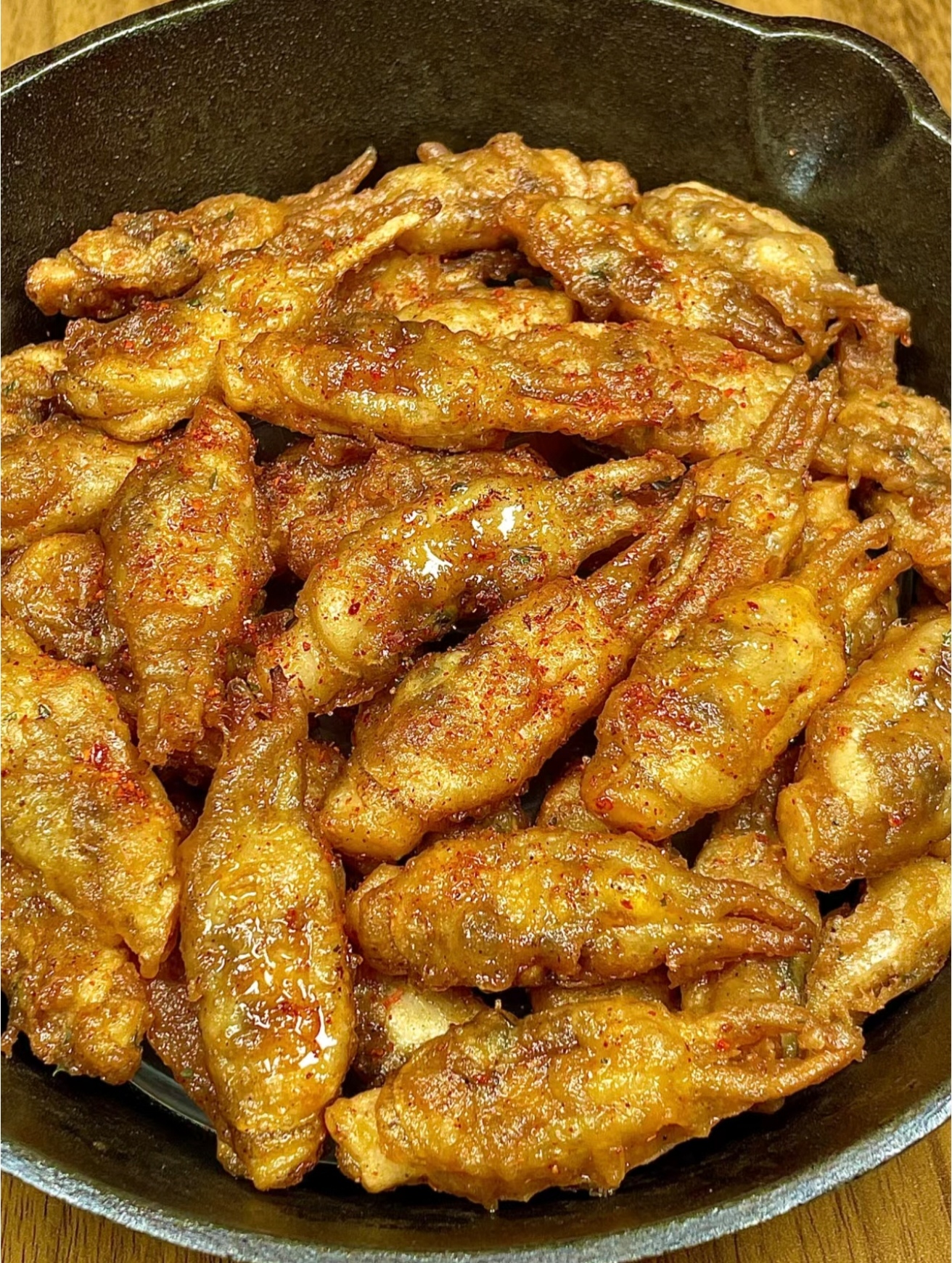 今日分享脆皮椒盐蛏子