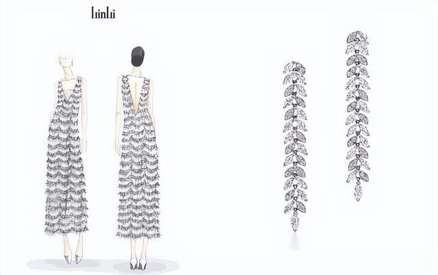 萧敬腾&Summer婚纱珠宝:皆来自台湾品牌,头纱暗藏浪漫巧思