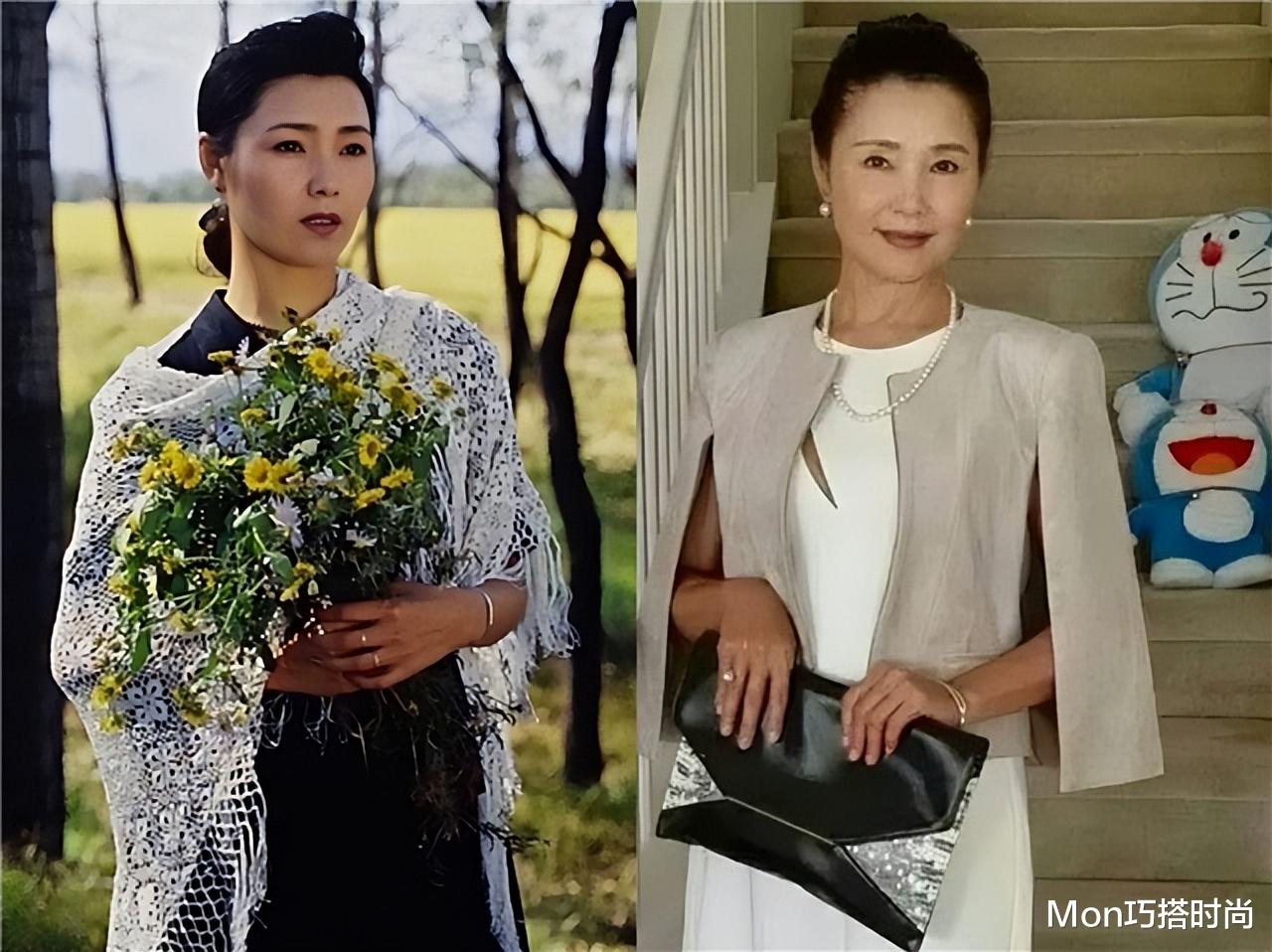 看了69岁的姜黎黎，我发现：少穿艳丽色、多盘发，到老都优雅大气