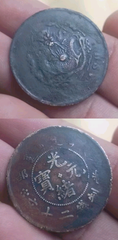 枣树下的意外收获：户部光绪元宝当制钱二十文，并非寻常之物