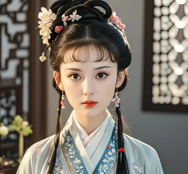 古力娜扎版林黛玉,那深邃的眼眸和精致的五官,散发出独特的气质