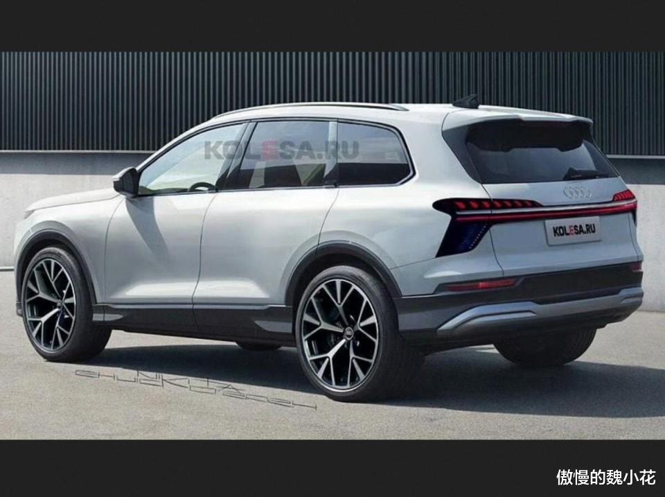 确定了，2025款奥迪Q7张这样！首次采用分体大灯，尺寸大涨