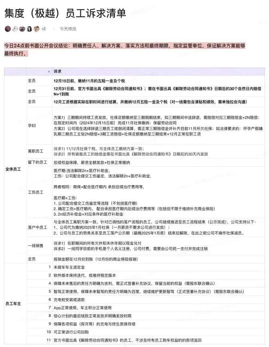 极越CEO道歉，曝公司亏空70亿，欠吉利15亿度娘投资118亿已付88亿