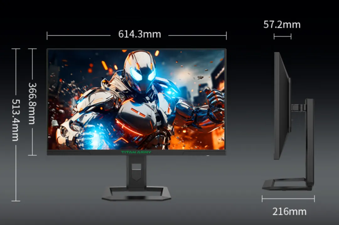 QD量子点和HDR500加持 泰坦军团P2710R MAX首发仅1099元!