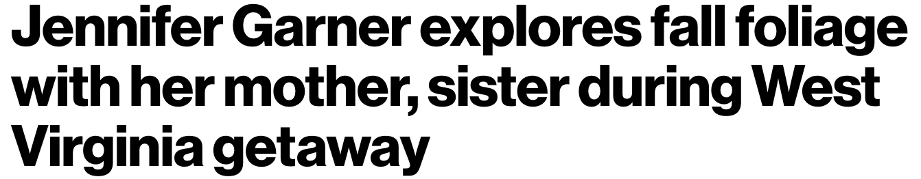 詹妮弗·加纳带着家人重返故乡，现任男友和前夫的传闻满天飞