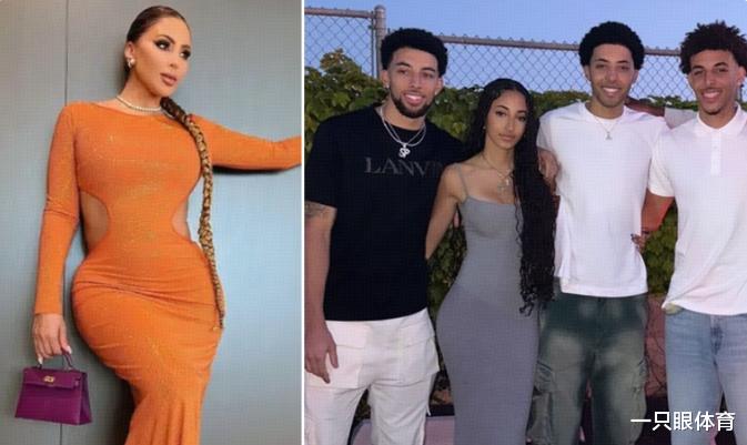 拉尔萨与3儿子拍广告!女王范儿十足,50岁风韵犹存,保持单身