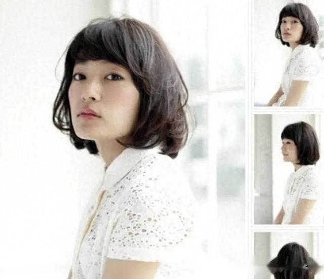 中短发烫发发型