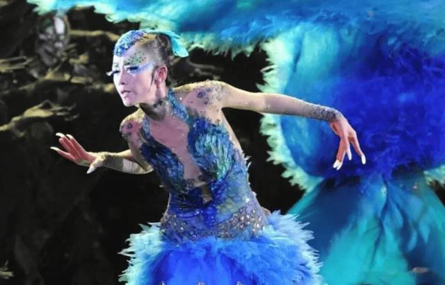 杨丽萍上台没穿衣服?服装都是彩绘的,镜头放大时太“抢眼”!