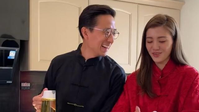 吴千语与施伯雄身着唐装，疑似秀恩爱，张馨月意外躺枪！