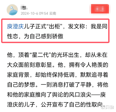 曝伊能静儿子出柜，宣言惹争议，身份获认同，高调的方式起反作用