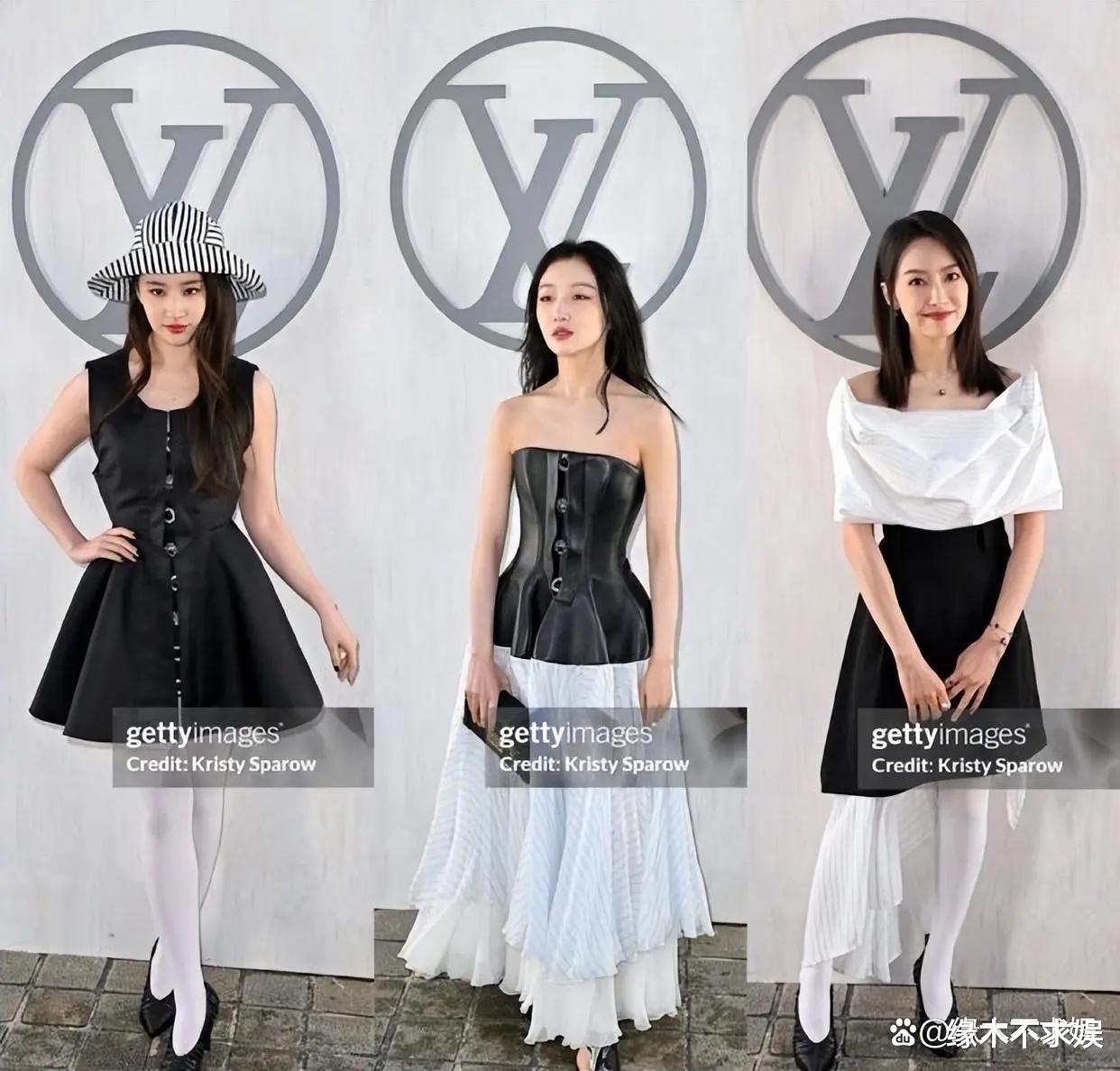 LV大秀又“出丑”!刘亦菲造型翻车,宋茜妆全花了,周冬雨全靠修